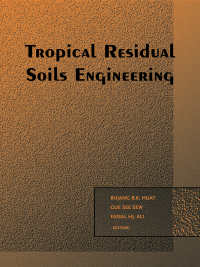 Cover image: Tropical Residual Soils Engineering 1st edition 9789058096609