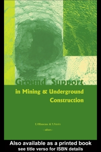 Omslagafbeelding: Ground Support in Mining and Underground Construction 1st edition 9789058096401