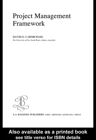 Immagine di copertina: Project Management Framework 1st edition 9789058093257
