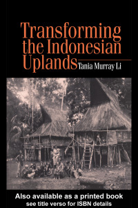 Imagen de portada: Transforming the Indonesian Uplands 1st edition 9789057024016