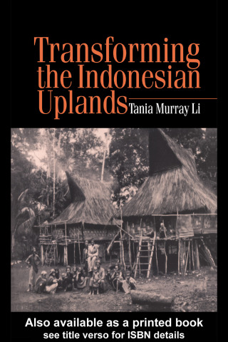 Cover image: Transforming the Indonesian Uplands 1st edition 9789057024016