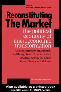 Cover image: Reconstituting the Market 1st edition 9789057023293