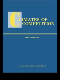 Titelbild: Climates of Global Competition 1st edition 9781138002258