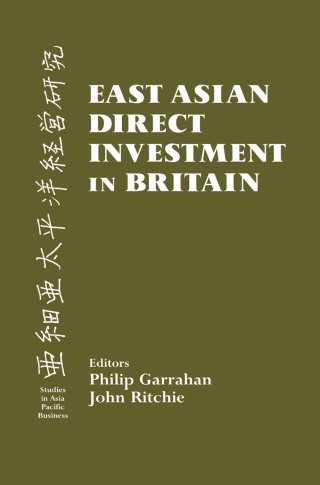 Titelbild: East Asian Direct Investment in Britain 1st edition 9780714680446