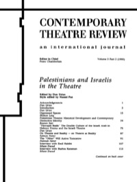表紙画像: Palestinians and Israelis in the Theatre 1st edition 9783718657094
