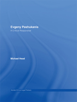 Imagen de portada: Evgeny Pashukanis 1st edition 9781904385769
