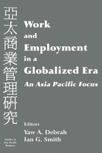 Cover image: Work and Employment in a Globalized Era 1st edition 9780714651354