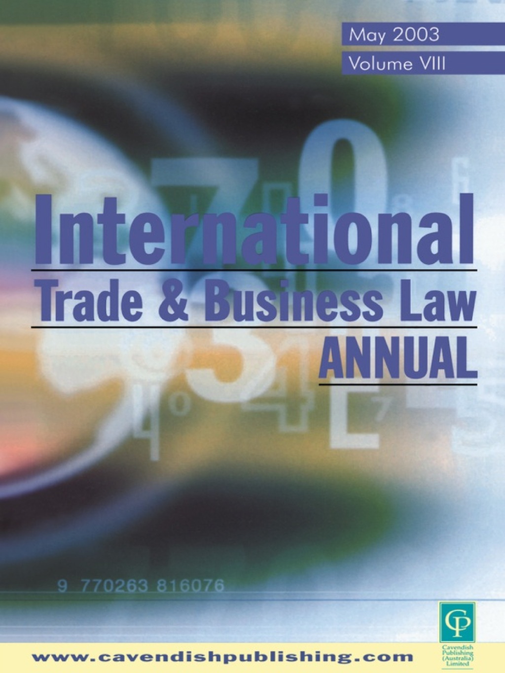 International Trade and Business Law Review - 1st Edition (eBook)