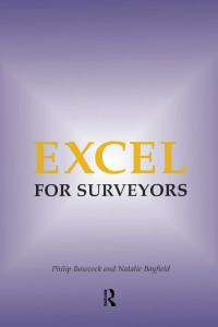 Cover image: Excel for Surveyors 1st edition 9781138174306