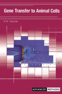 Cover image: Gene Transfer to Animal Cells 1st edition 9781859962046