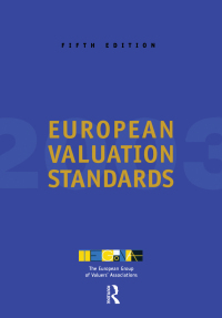 صورة الغلاف: European Valuation Standards 2003 1st edition 9781138461451