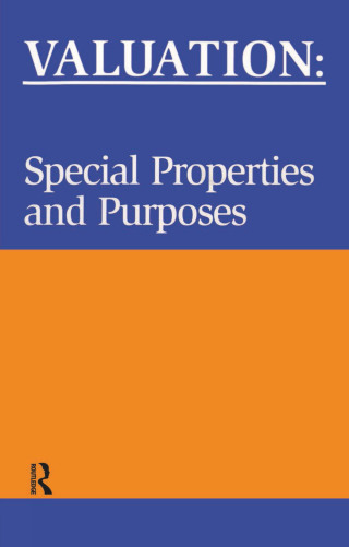 Omslagafbeelding: Valuation: Special Properties & Purposes 1st edition 9780728204188