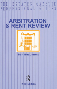 صورة الغلاف: Arbitration and Rent Review 3rd edition 9781138158108