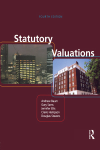صورة الغلاف: Statutory Valuations 4th edition 9780728205048