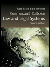 Cover image: Commonwealth Caribbean Law and Legal Systems 2nd edition 9781859418536