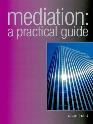 صورة الغلاف: Mediation 1st edition 9781859418444