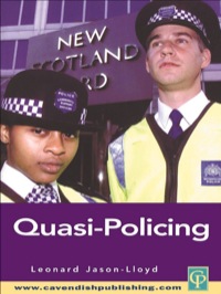 Cover image: Quasi-Policing 1st edition 9781859418369