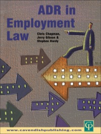Cover image: ADR in Employment Law 1st edition 9781138166271