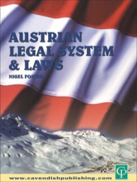 Imagen de portada: Austrian Legal System and Laws 1st edition 9781859417577