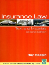 صورة الغلاف: Insurance Law 2nd edition 9781859417249