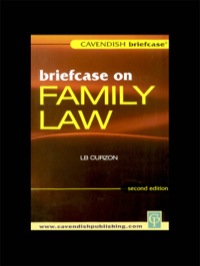 表紙画像: Briefcase on Family Law 1st edition 9781138425668