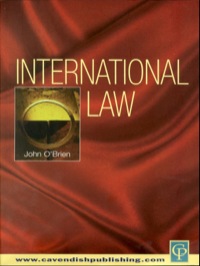 Cover image: International Law 1st edition 9781859416303