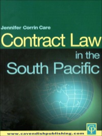 Cover image: South Pacific Contract Law 1st edition 9781138129962