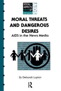 صورة الغلاف: Moral Threats and Dangerous Desires 1st edition 9780748401802