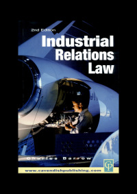 Imagen de portada: Industrial Relations Law 2nd edition 9781859415634