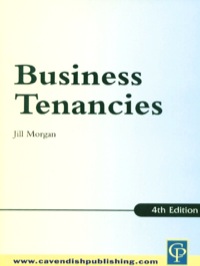 Titelbild: Practice Notes on Business Tenancies 1st edition 9781859414583