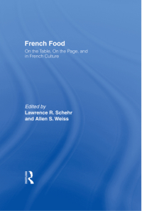 Cover image: French Food 1st edition 9780415936279