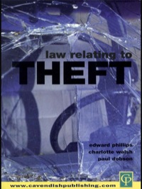 Titelbild: Law Relating To Theft 1st edition 9781859412008