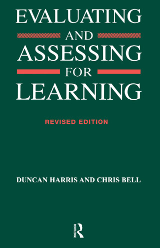Cover image: Evaluating and Assessing for Learning 1st edition 9781138180123