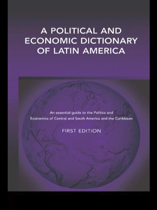 Cover image: A Political and Economic Dictionary of Latin America 1st edition 9781857432114