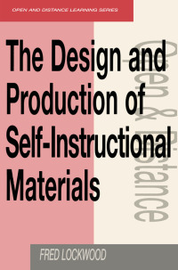 Cover image: The Design and Production of Self-instructional Materials 1st edition 9780367088521