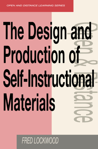 Cover image: The Design and Production of Self-instructional Materials 1st edition 9780749414559