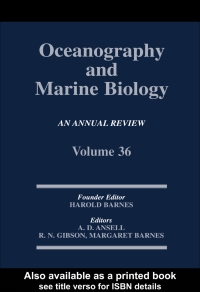 صورة الغلاف: Oceanography and Marine Biology 1st edition 9781857289848