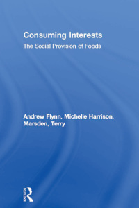Cover image: Consuming Interests 1st edition 9781857288995