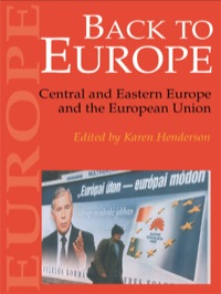Cover image: Back To Europe 1st edition 9781857288872