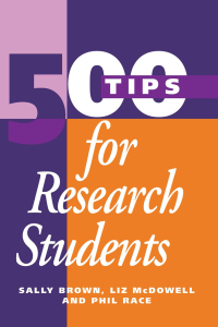 Imagen de portada: 500 Tips for Research Students 1st edition 9781138161085