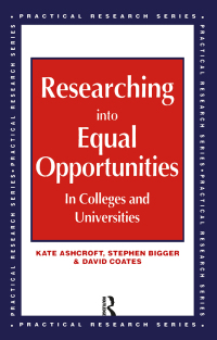 صورة الغلاف: Researching into Equal Opportunities in Colleges and Universities 1st edition 9780749417703