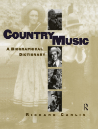 Omslagafbeelding: Country Music 1st edition 9780415938020
