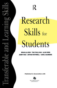 Cover image: Research Skills for Students 1st edition 9780749418755