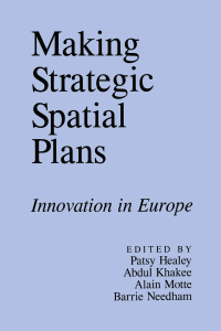 Cover image: Making Strategic Spatial Plans 1st edition 9781857286649