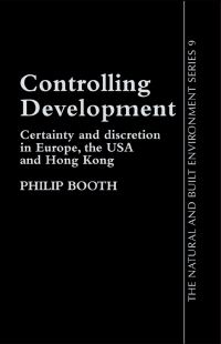 Imagen de portada: Controlling Development 1st edition 9781857285857