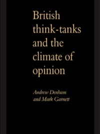 Omslagafbeelding: British Think-Tanks And The Climate Of Opinion 1st edition 9781138166479
