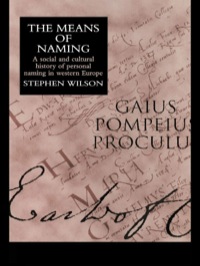 Cover image: The Means Of Naming 1st edition 9781138162341