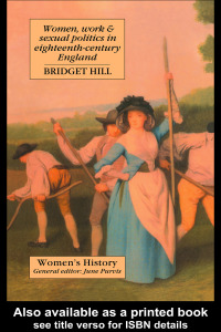 Titelbild: Women, Work And Sexual Politics In Eighteenth-Century England 1st edition 9781138179714