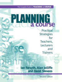 表紙画像: Planning a Course 1st edition 9780749428075