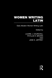 Imagen de portada: Women Writing Latin 1st edition 9780415941853
